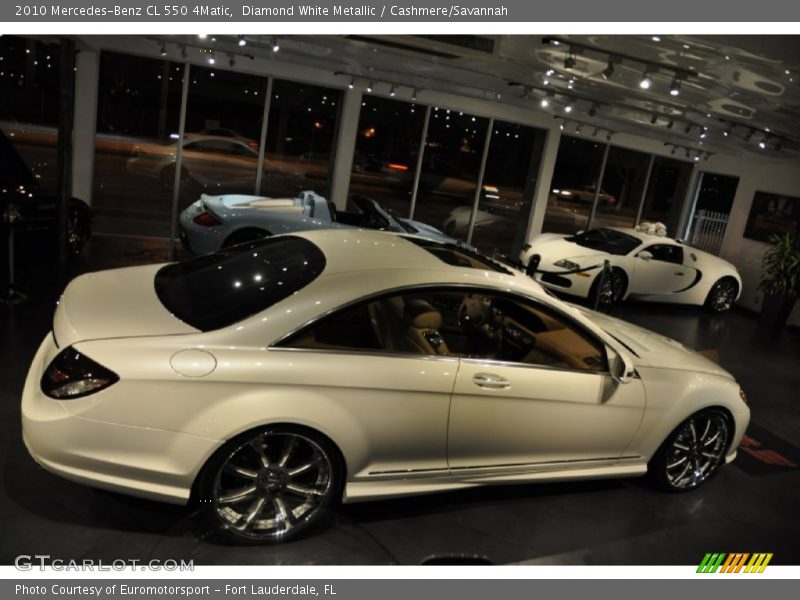 Diamond White Metallic / Cashmere/Savannah 2010 Mercedes-Benz CL 550 4Matic