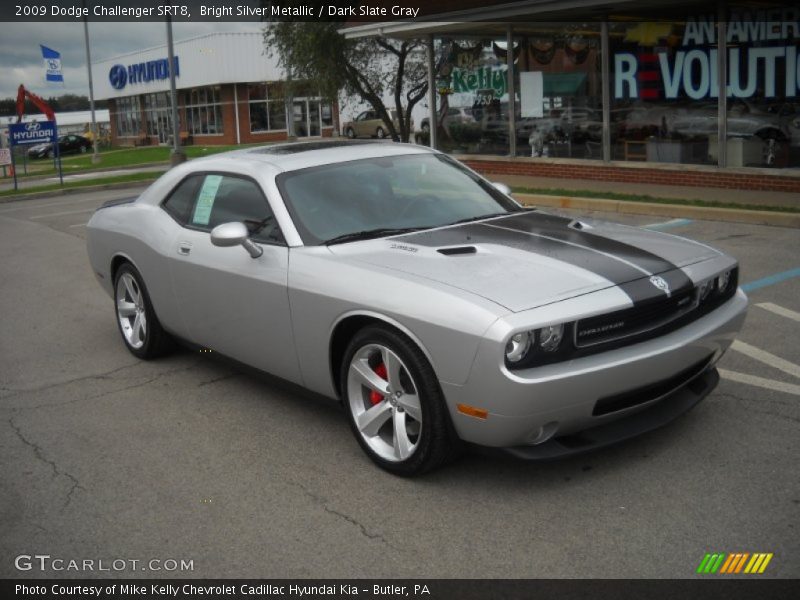 Bright Silver Metallic / Dark Slate Gray 2009 Dodge Challenger SRT8
