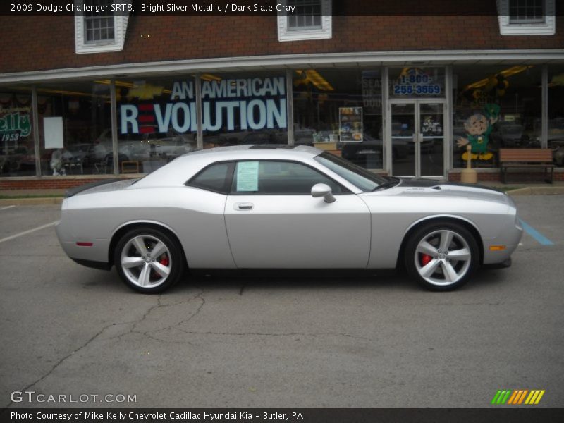 Bright Silver Metallic / Dark Slate Gray 2009 Dodge Challenger SRT8