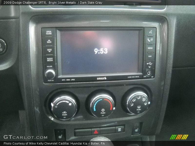 Bright Silver Metallic / Dark Slate Gray 2009 Dodge Challenger SRT8