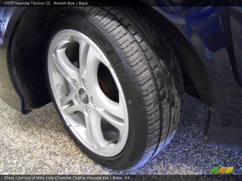 Moonlit Blue / Black 2005 Hyundai Tiburon GS
