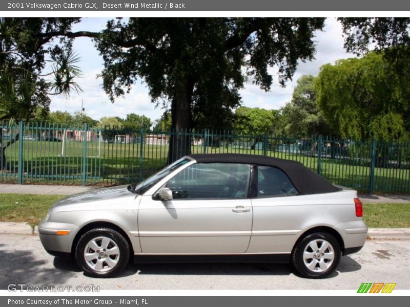Desert Wind Metallic / Black 2001 Volkswagen Cabrio GLX
