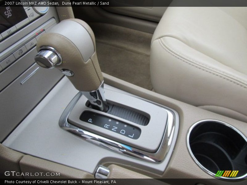 Dune Pearl Metallic / Sand 2007 Lincoln MKZ AWD Sedan