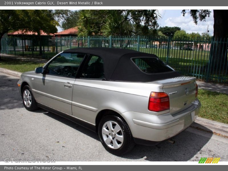 Desert Wind Metallic / Black 2001 Volkswagen Cabrio GLX