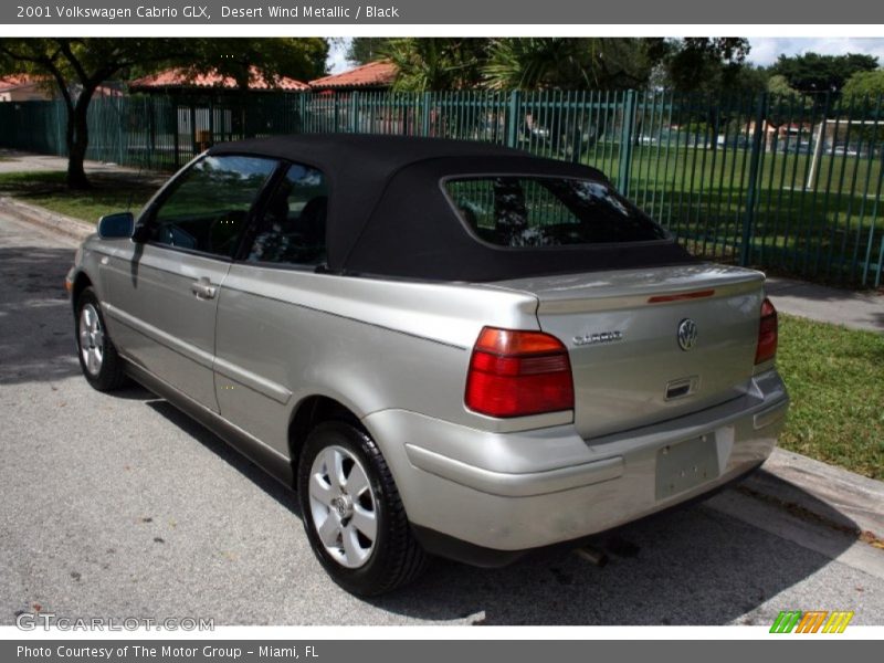 Desert Wind Metallic / Black 2001 Volkswagen Cabrio GLX