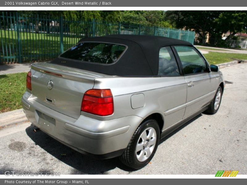 Desert Wind Metallic / Black 2001 Volkswagen Cabrio GLX