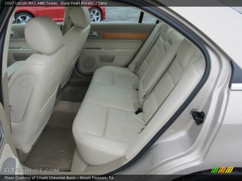 Dune Pearl Metallic / Sand 2007 Lincoln MKZ AWD Sedan