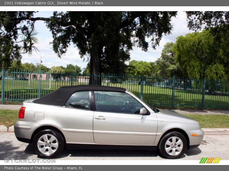 Desert Wind Metallic / Black 2001 Volkswagen Cabrio GLX
