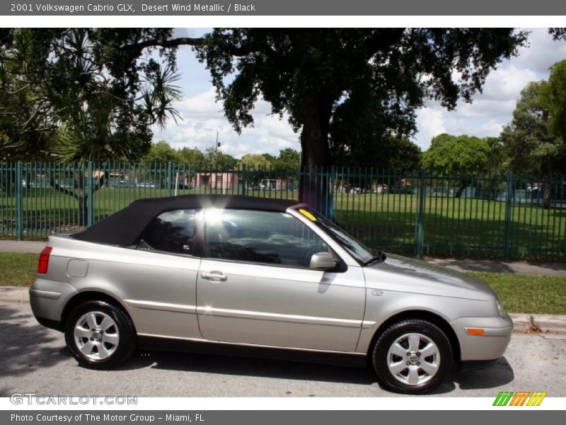 Desert Wind Metallic / Black 2001 Volkswagen Cabrio GLX