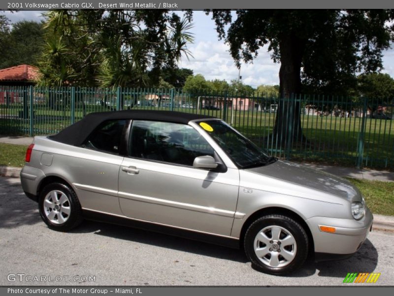 Desert Wind Metallic / Black 2001 Volkswagen Cabrio GLX