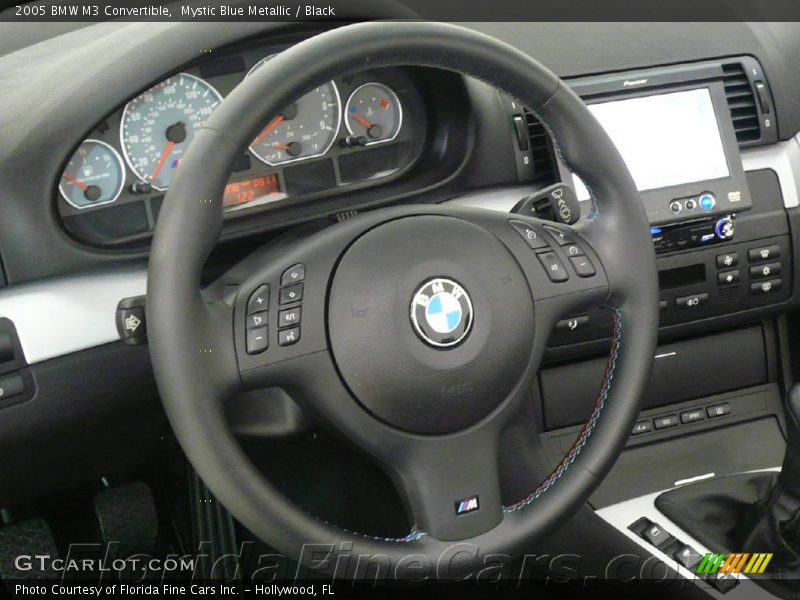 Mystic Blue Metallic / Black 2005 BMW M3 Convertible