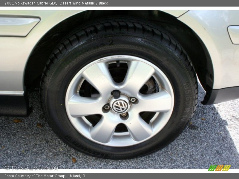 Desert Wind Metallic / Black 2001 Volkswagen Cabrio GLX