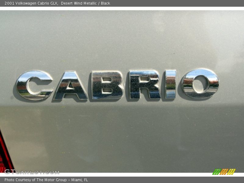 Desert Wind Metallic / Black 2001 Volkswagen Cabrio GLX