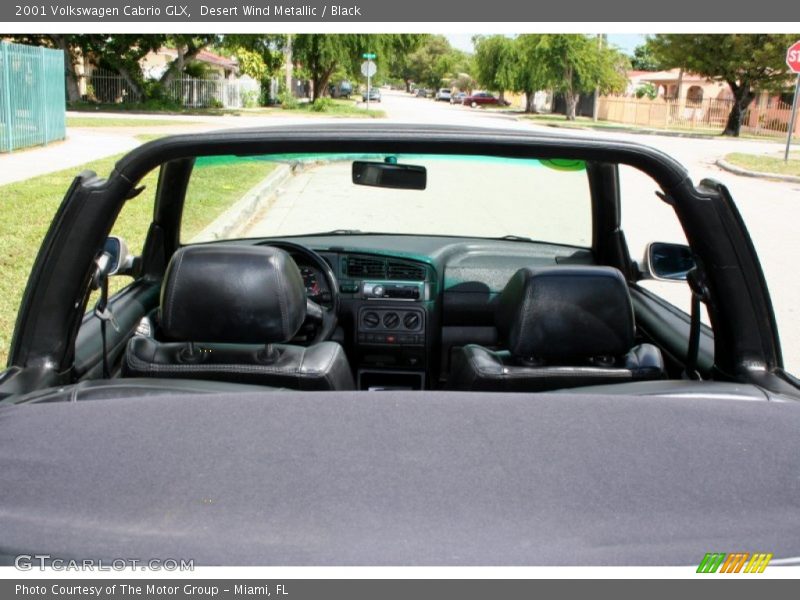 Desert Wind Metallic / Black 2001 Volkswagen Cabrio GLX