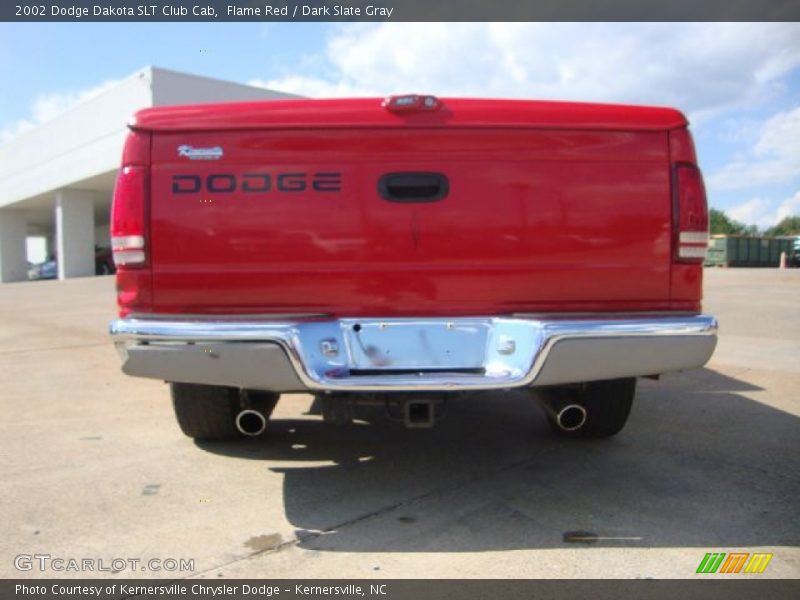 Flame Red / Dark Slate Gray 2002 Dodge Dakota SLT Club Cab