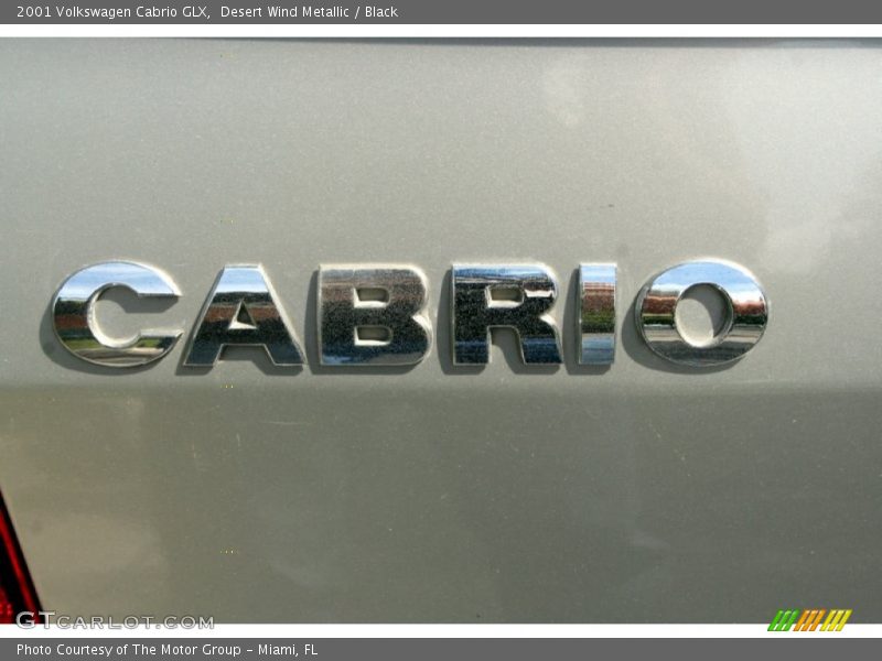 Desert Wind Metallic / Black 2001 Volkswagen Cabrio GLX
