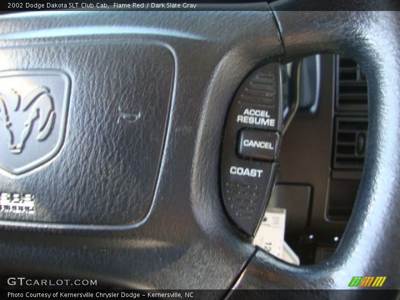 Flame Red / Dark Slate Gray 2002 Dodge Dakota SLT Club Cab