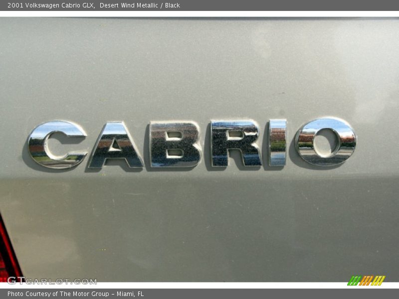 Desert Wind Metallic / Black 2001 Volkswagen Cabrio GLX