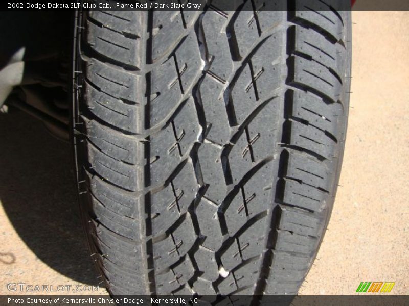 Flame Red / Dark Slate Gray 2002 Dodge Dakota SLT Club Cab