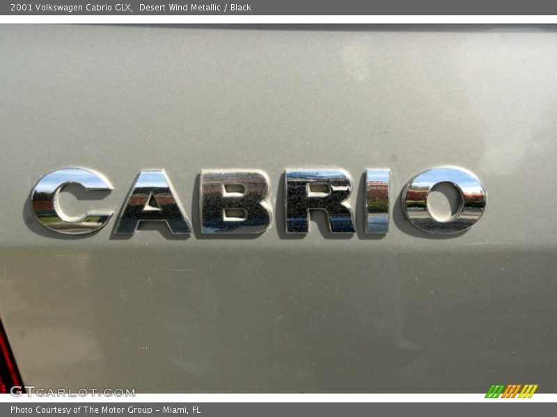 Desert Wind Metallic / Black 2001 Volkswagen Cabrio GLX