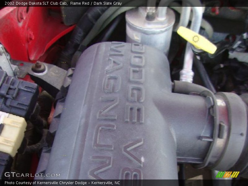 Flame Red / Dark Slate Gray 2002 Dodge Dakota SLT Club Cab