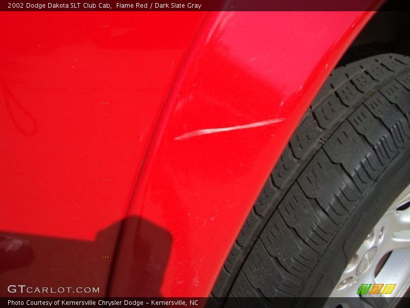 Flame Red / Dark Slate Gray 2002 Dodge Dakota SLT Club Cab