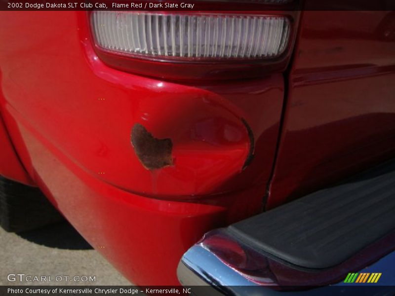 Flame Red / Dark Slate Gray 2002 Dodge Dakota SLT Club Cab