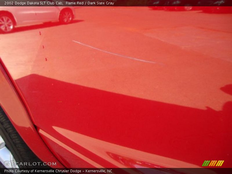 Flame Red / Dark Slate Gray 2002 Dodge Dakota SLT Club Cab