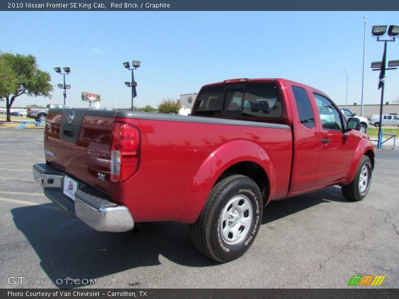 Red Brick / Graphite 2010 Nissan Frontier SE King Cab