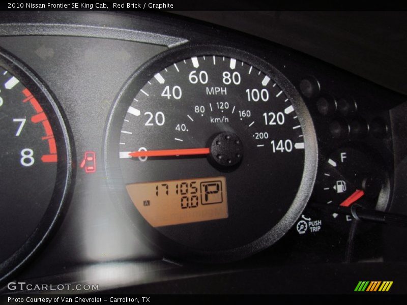 Red Brick / Graphite 2010 Nissan Frontier SE King Cab