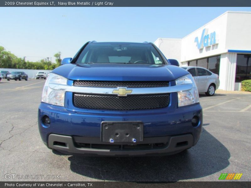 Navy Blue Metallic / Light Gray 2009 Chevrolet Equinox LT
