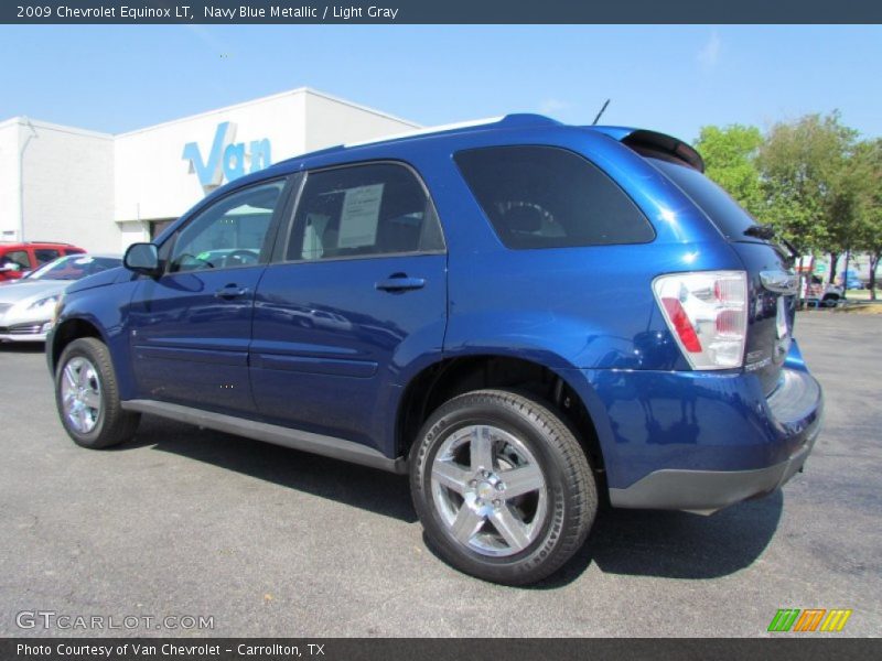 Navy Blue Metallic / Light Gray 2009 Chevrolet Equinox LT