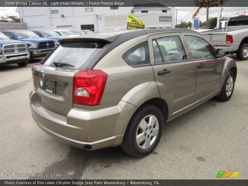 Light Khaki Metallic / Pastel Pebble Beige 2008 Dodge Caliber SE