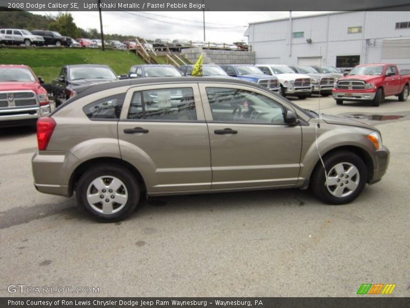 Light Khaki Metallic / Pastel Pebble Beige 2008 Dodge Caliber SE