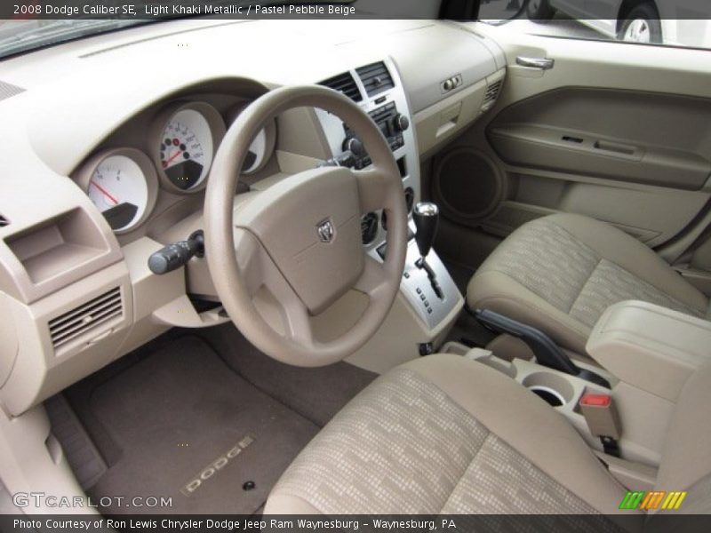 Light Khaki Metallic / Pastel Pebble Beige 2008 Dodge Caliber SE