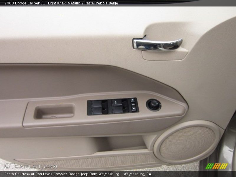 Light Khaki Metallic / Pastel Pebble Beige 2008 Dodge Caliber SE
