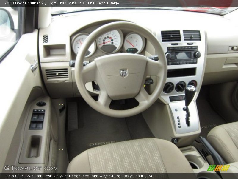 Light Khaki Metallic / Pastel Pebble Beige 2008 Dodge Caliber SE