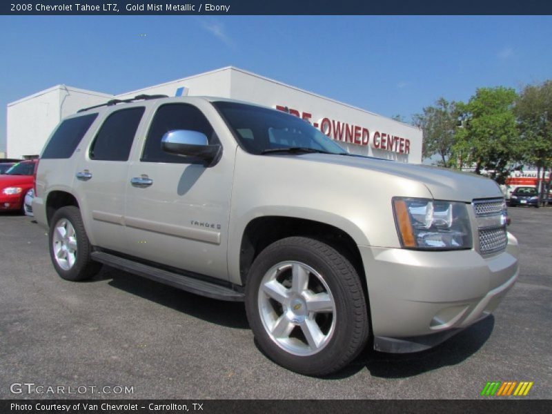 Gold Mist Metallic / Ebony 2008 Chevrolet Tahoe LTZ