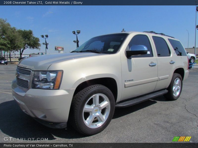 Gold Mist Metallic / Ebony 2008 Chevrolet Tahoe LTZ