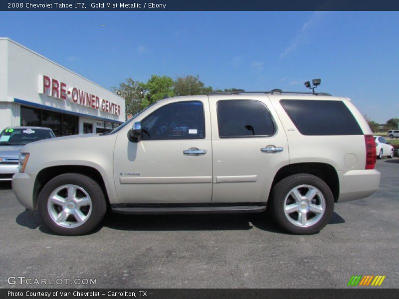 Gold Mist Metallic / Ebony 2008 Chevrolet Tahoe LTZ