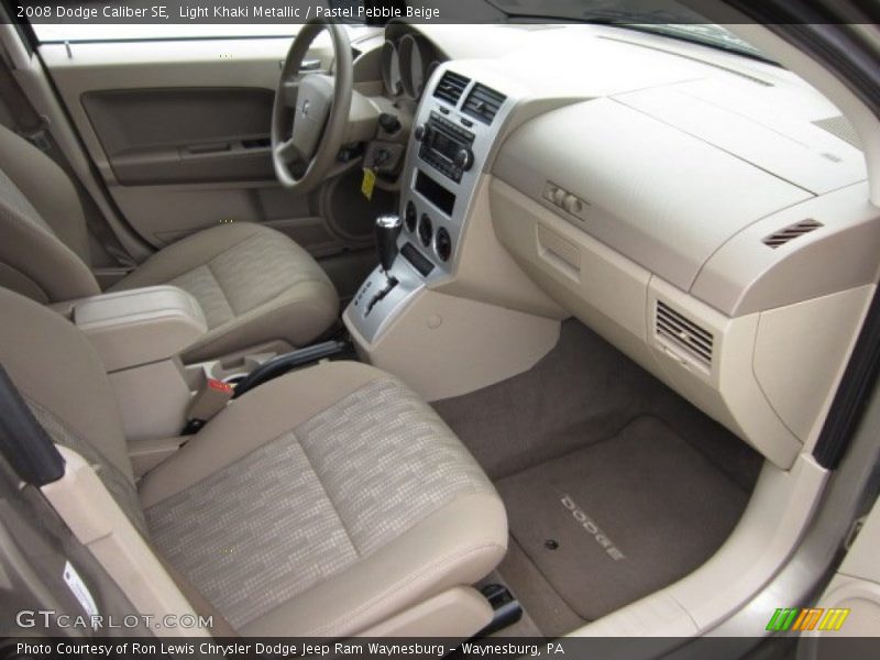 Light Khaki Metallic / Pastel Pebble Beige 2008 Dodge Caliber SE