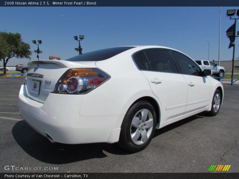 Winter Frost Pearl / Blond 2008 Nissan Altima 2.5 S