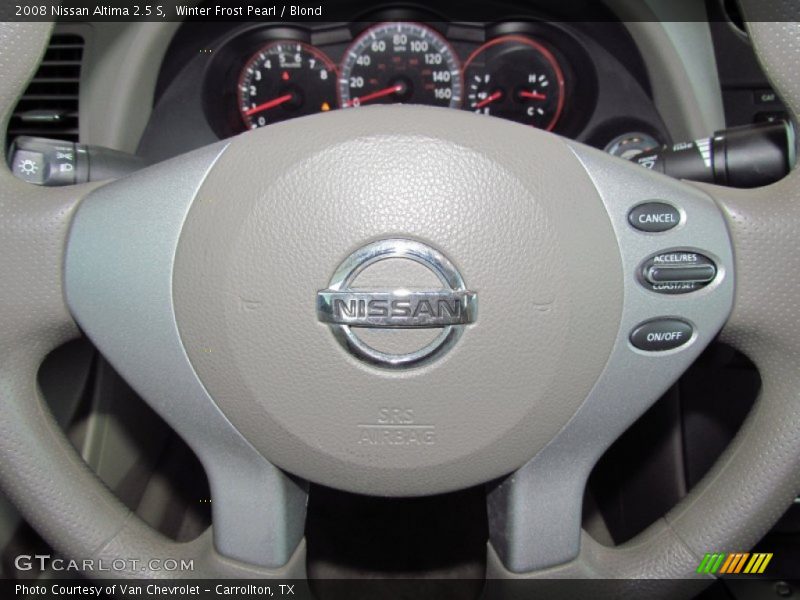 Winter Frost Pearl / Blond 2008 Nissan Altima 2.5 S