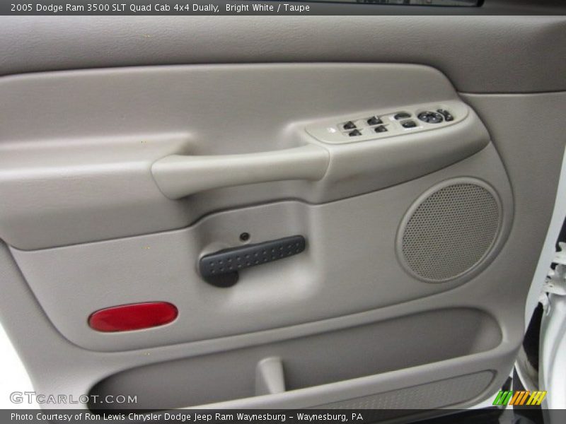Bright White / Taupe 2005 Dodge Ram 3500 SLT Quad Cab 4x4 Dually