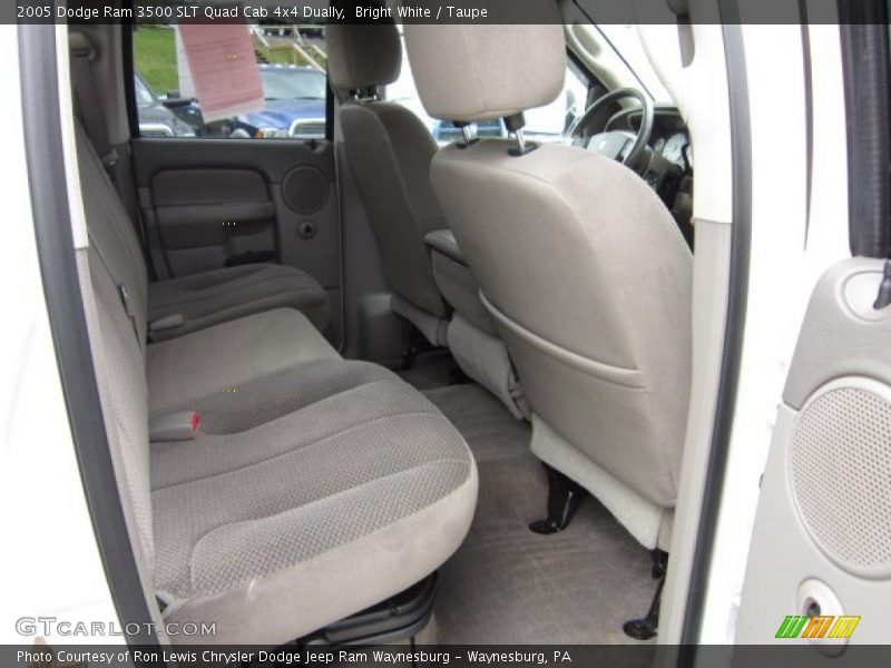 Bright White / Taupe 2005 Dodge Ram 3500 SLT Quad Cab 4x4 Dually