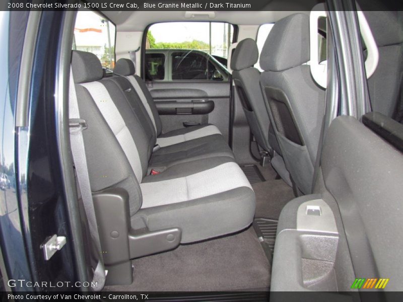 Blue Granite Metallic / Dark Titanium 2008 Chevrolet Silverado 1500 LS Crew Cab