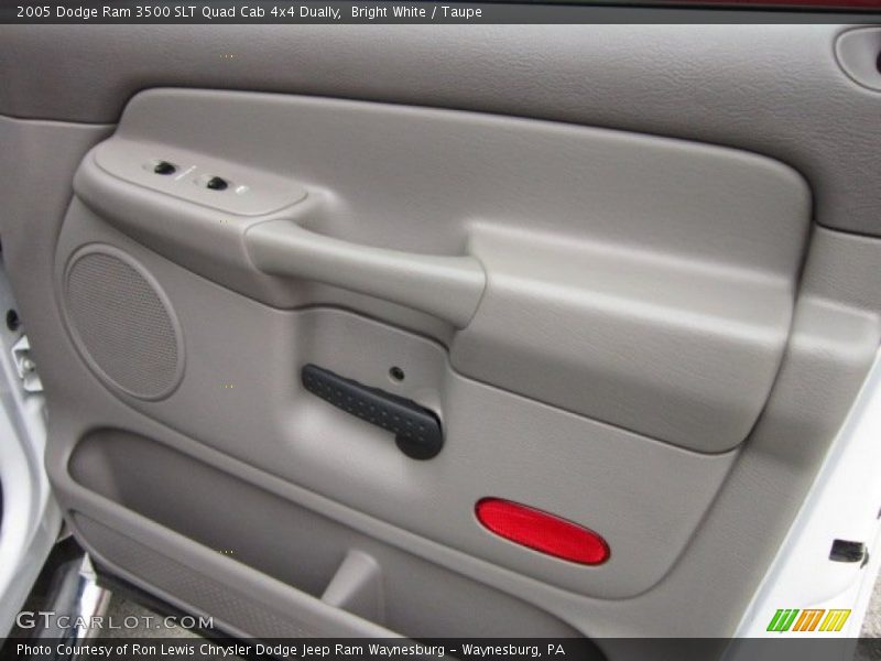 Bright White / Taupe 2005 Dodge Ram 3500 SLT Quad Cab 4x4 Dually