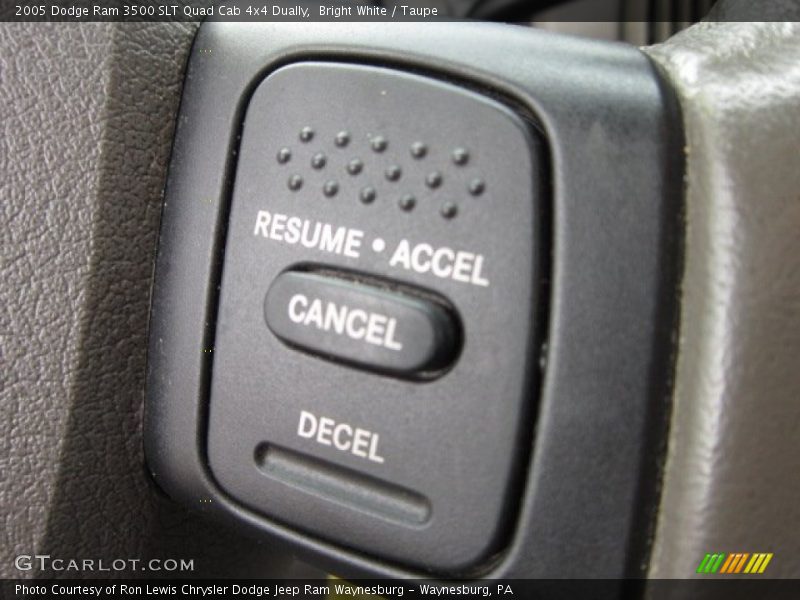Bright White / Taupe 2005 Dodge Ram 3500 SLT Quad Cab 4x4 Dually