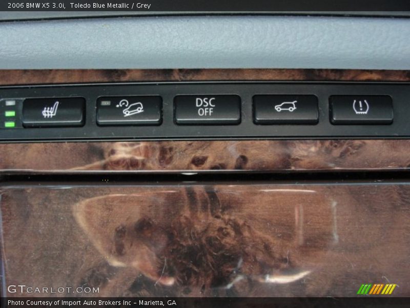 Toledo Blue Metallic / Grey 2006 BMW X5 3.0i