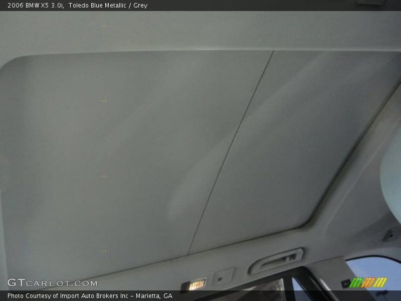 Toledo Blue Metallic / Grey 2006 BMW X5 3.0i